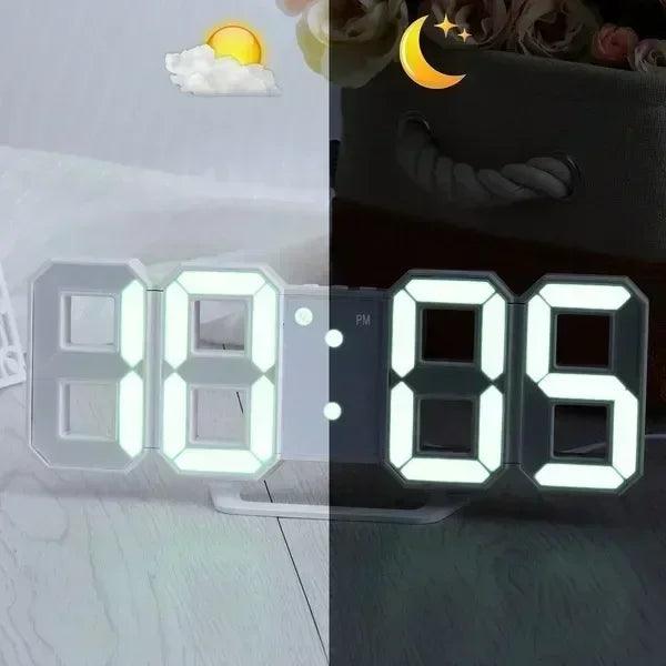 3D LED Digital Clock - HeyBless