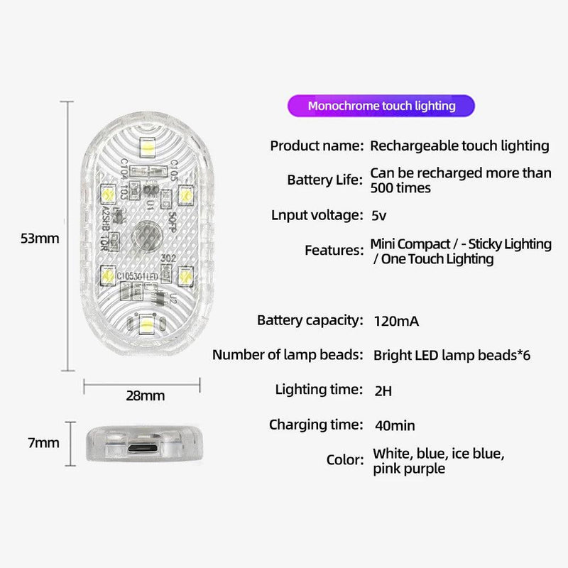 Car Touch LED Sensor for Modern Lighting - HeyBless