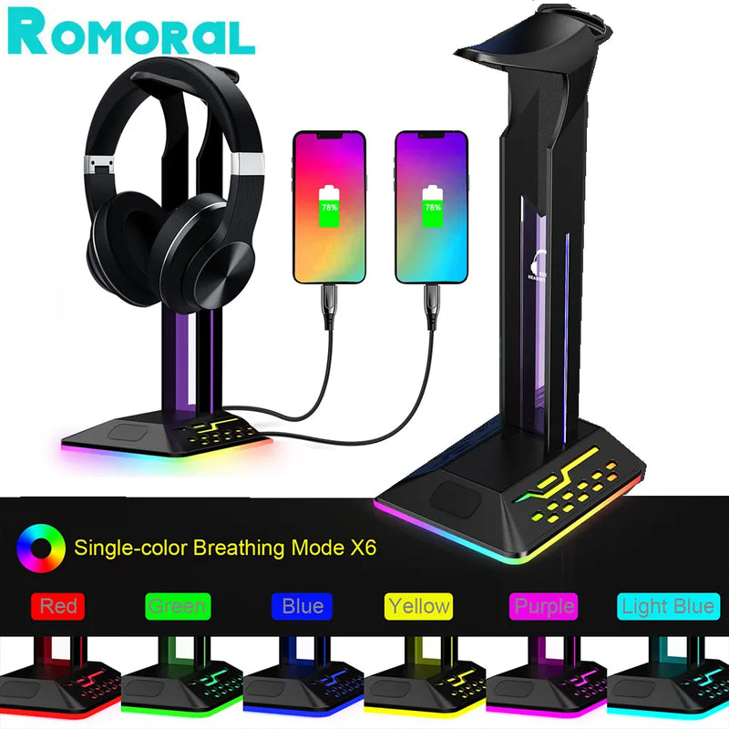 RGB headphone support