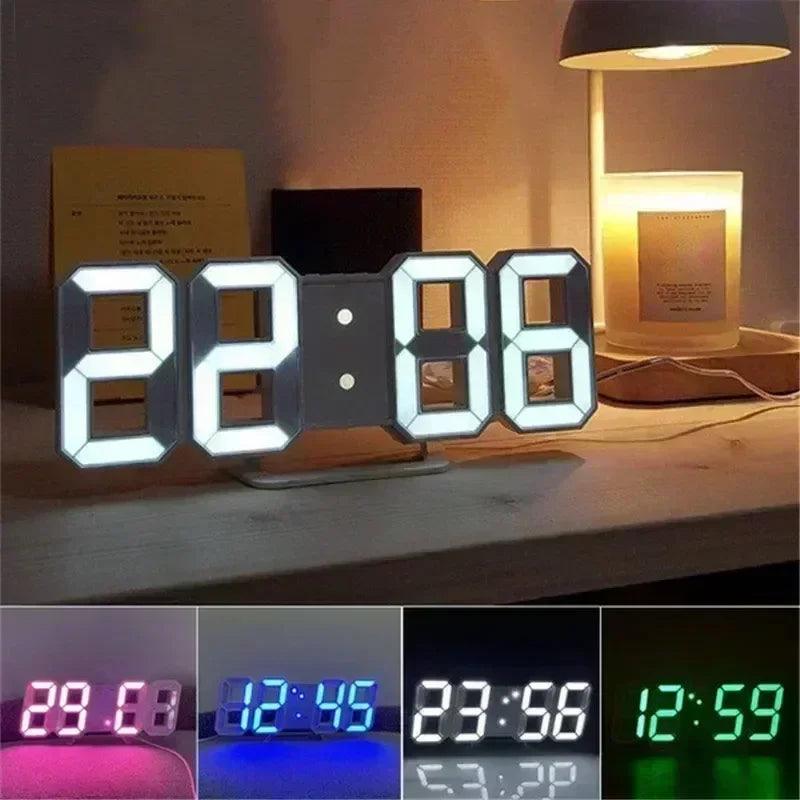 3D LED Digital Clock - HeyBless