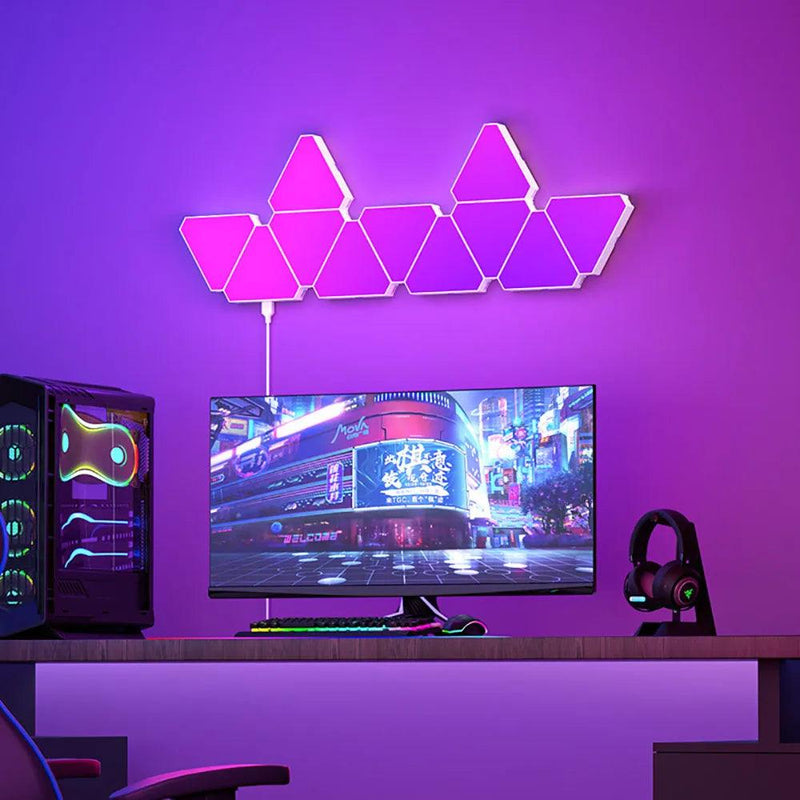 Triangular Led Quantum Lamp RGB - HeyBless