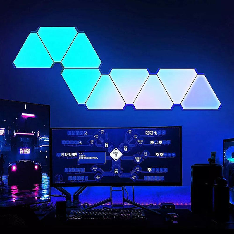 Triangular Led Quantum Lamp RGB - HeyBless