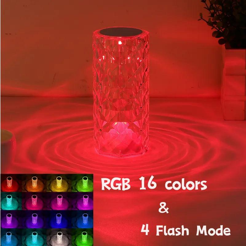 LED Crystal Table Lamp - HeyBless