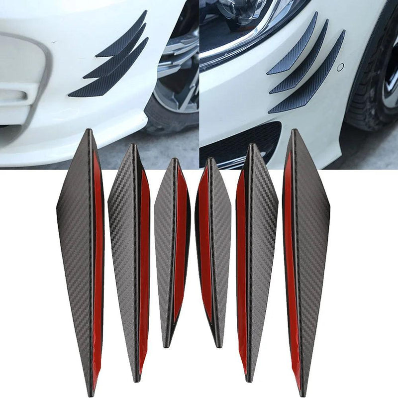 4/6 Pieces Universal Splitter Fins Car Tuning - HeyBless